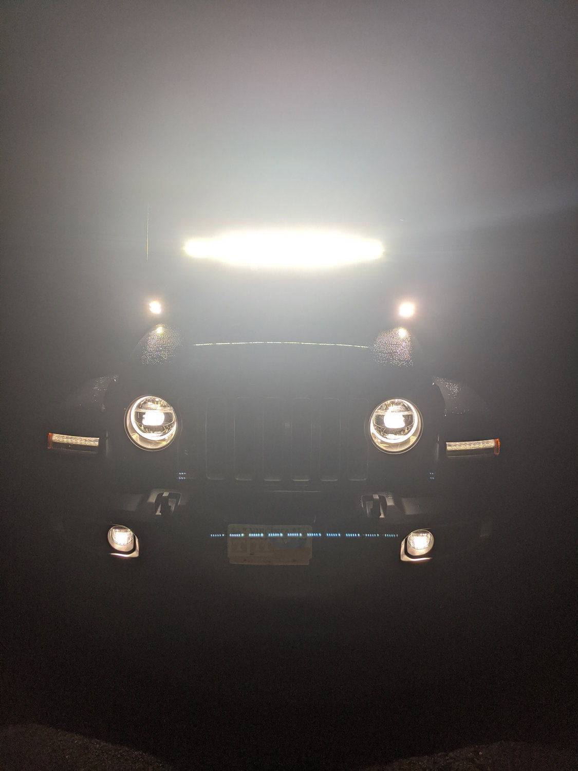 Quadratec LED Interior Mount 50” Stealth Light Bar for 1823 Jeep Wrangler JL & Gladiator JT